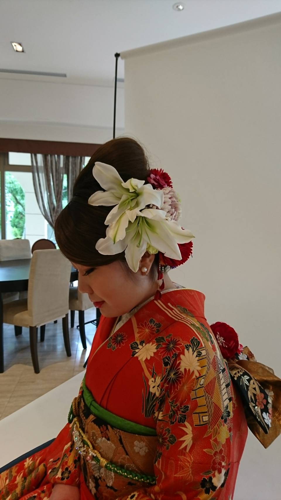 カメラ おばさん 髪飾りバージョン 二十歳振袖az龍ケ崎のブログ