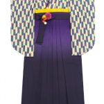 【卒業袴】青/紫・矢羽根