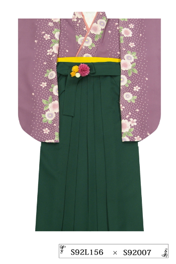 【卒業袴】紫/ﾋﾟﾝｸ・桜