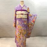 【振袖】紫/桜