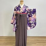 【卒業袴】紫・牡丹・桜