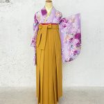 【卒業袴】紫・菊