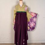 【卒業袴】黄/紫・牡丹
