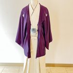 【男性袴】紫・ｽﾄﾗｲﾌﾟ/格子