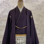 【男性袴】紫・武田菱