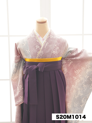 【卒業袴】紫・桜