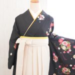 【卒業袴】黒・桜・紅葉