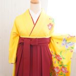 【卒業袴】黄・桜・蝶