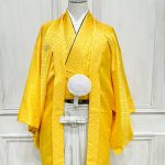 【男性袴】黄色・菊菱