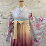 【卒業袴】水色/桜