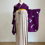 【卒業袴】紫・四角