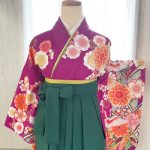 【卒業袴】紫・桜/鶴