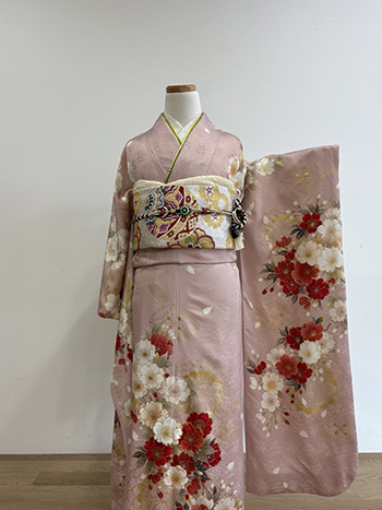 【振袖】ﾋﾟﾝｸ・桜