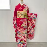 【振袖】赤・松竹梅