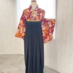 【卒業袴】赤・牡丹