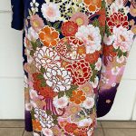 【振袖】紺・牡丹