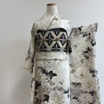 【振袖】白・牡丹
