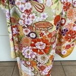 【振袖】黄色・牡丹/御所車