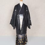 【男性袴】黒・豹