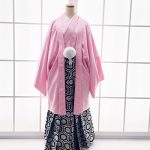 【男性袴】ﾋﾟﾝｸ・菊菱