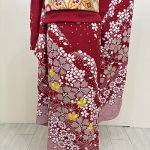 【振袖】赤/白・桜