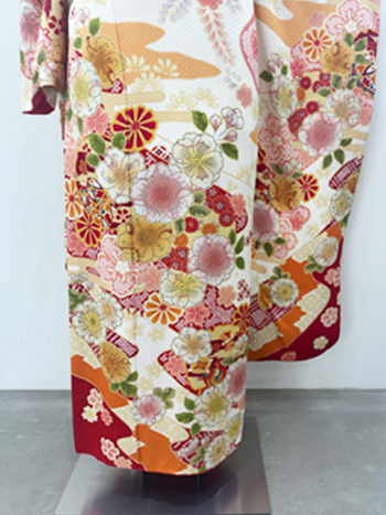【振袖】白・辻が花