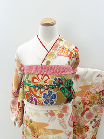 【振袖】白・辻が花