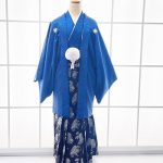 【男性袴】青・菊菱