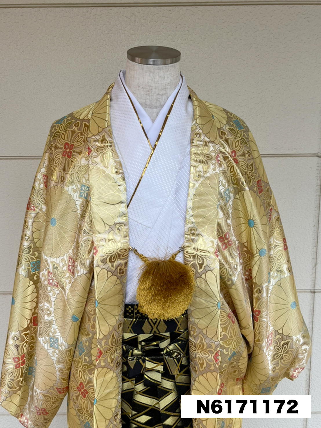 【男性袴】金・菊