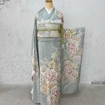 【振袖】水色・牡丹