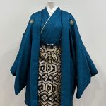【男性袴】青・無地