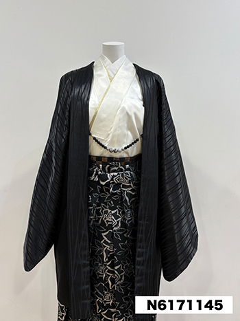 【男性袴】白・無地