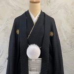 【男性袴】黒・刺子・金紋