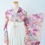 【卒業袴】ﾋﾟﾝｸ・菊/牡丹