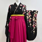 【卒業袴】黒・梅
