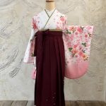 【卒業袴】白/ﾋﾟﾝｸ・桜