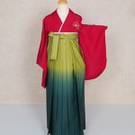 【卒業袴】赤・無地
