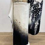 【振袖】白/黒・辻ヶ花