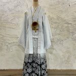 【男性袴】ｼﾙﾊﾞｰ・花菱