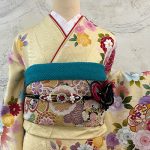 【振袖】黄/赤・桜