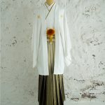 【男性袴】白・無地