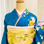 【振袖】青・桜