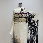 【振袖】白/黒・辻ヶ花