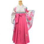 【卒業袴】白/ﾋﾟﾝｸ・桜