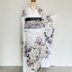 【振袖】白・牡丹