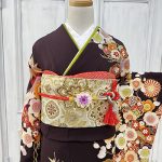 【振袖】茶・梅/紅葉