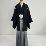 【男性袴】黒・菊菱