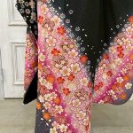 【振袖】黒・桜