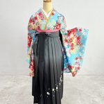 【卒業袴】水色・桜