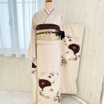 【振袖】ﾍﾞｰｼﾞｭ・菊